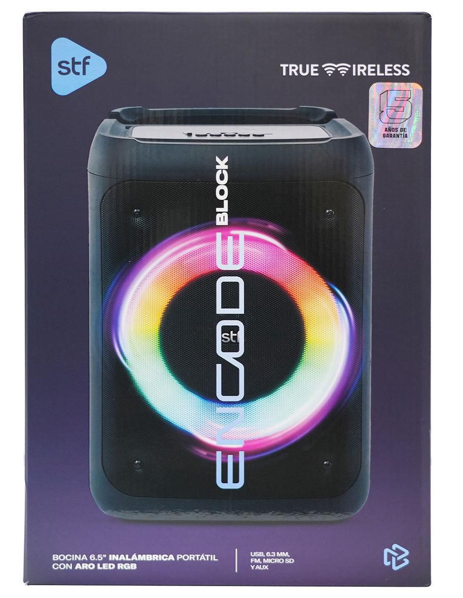 Bocina portátil Encode Block 6.5" bluetooth 6