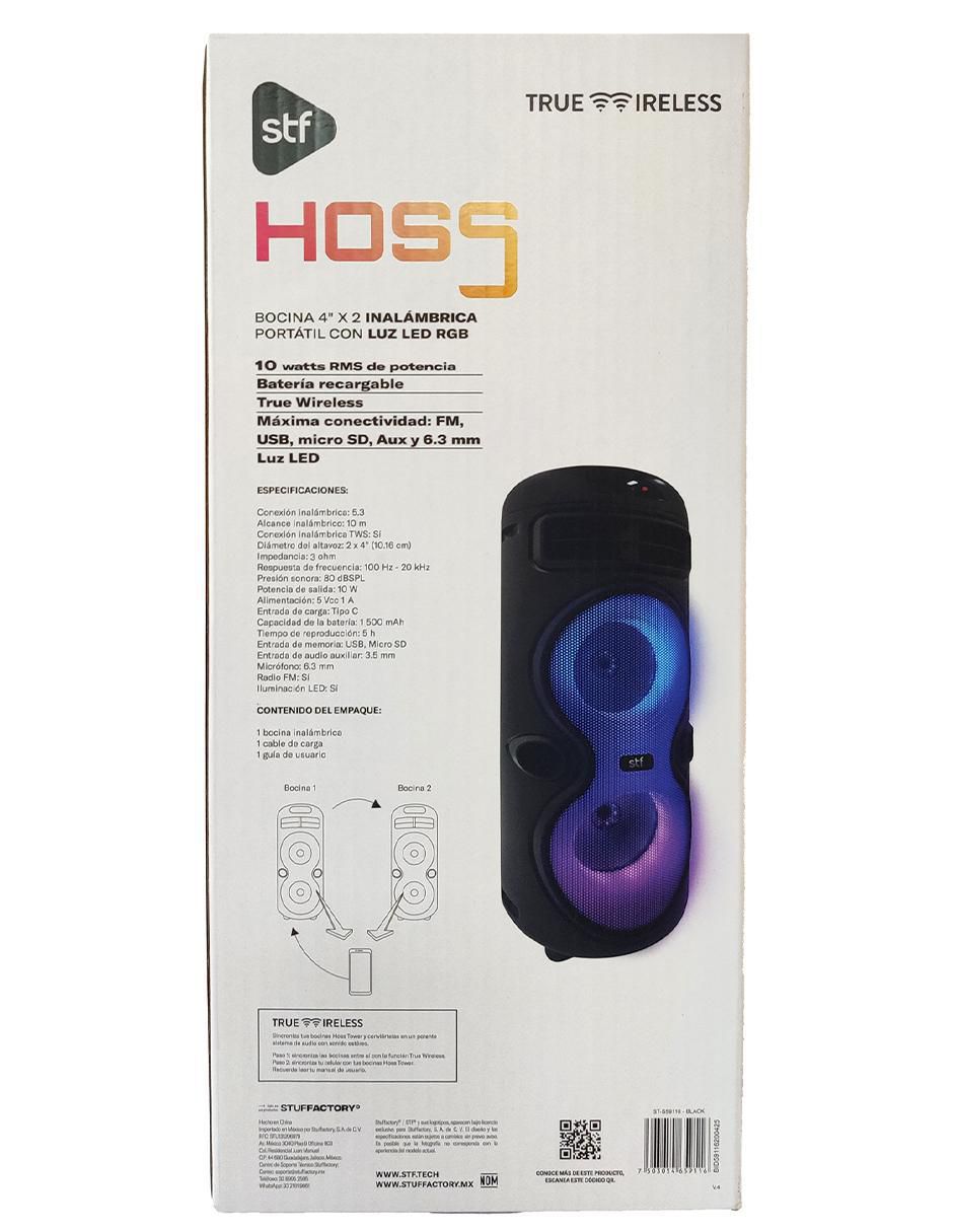 Bafle portátil hoss towe 6