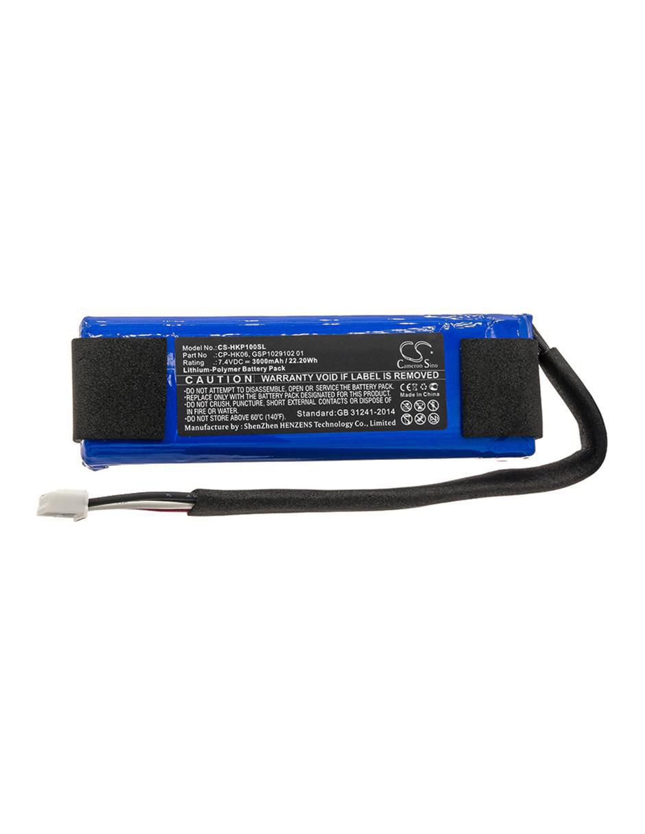 Batería recargable cameronsino 3000 mah para bocina harman/kardon go+ play, go play / mini
