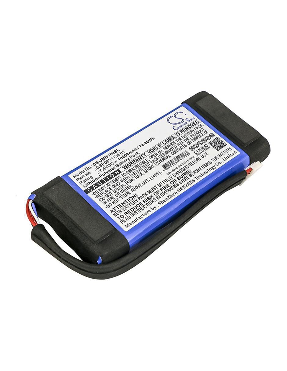 Batería recargable de repuesto cameronsino 10000 mah de bocina jbl boombox