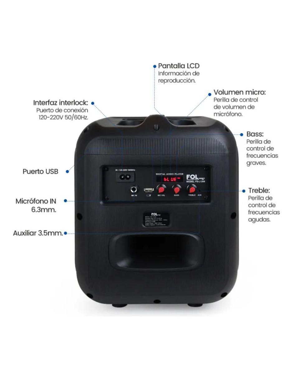 Bocina FS-L1206 bluetooth 3