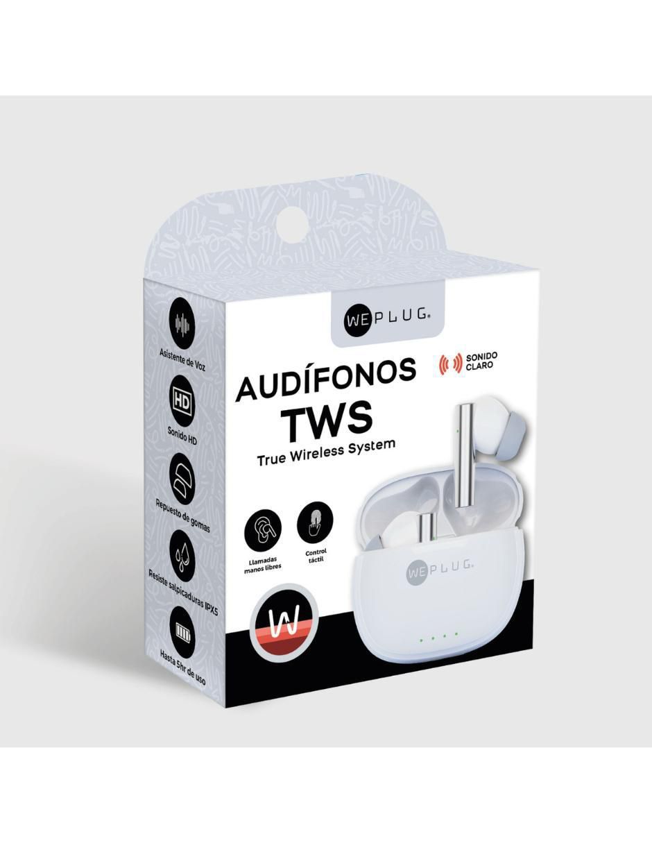 Audífonos True Wireless inalámbricos