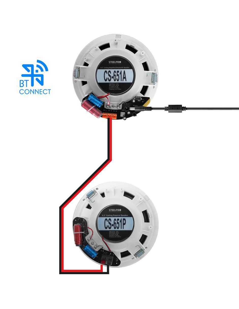 Set de bocinas KIT-CS651A/P bluetooth 5