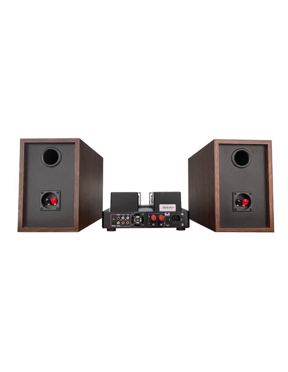 Amplificador estéreo ámbar 4 + bronce dúo 100 v - 120 v