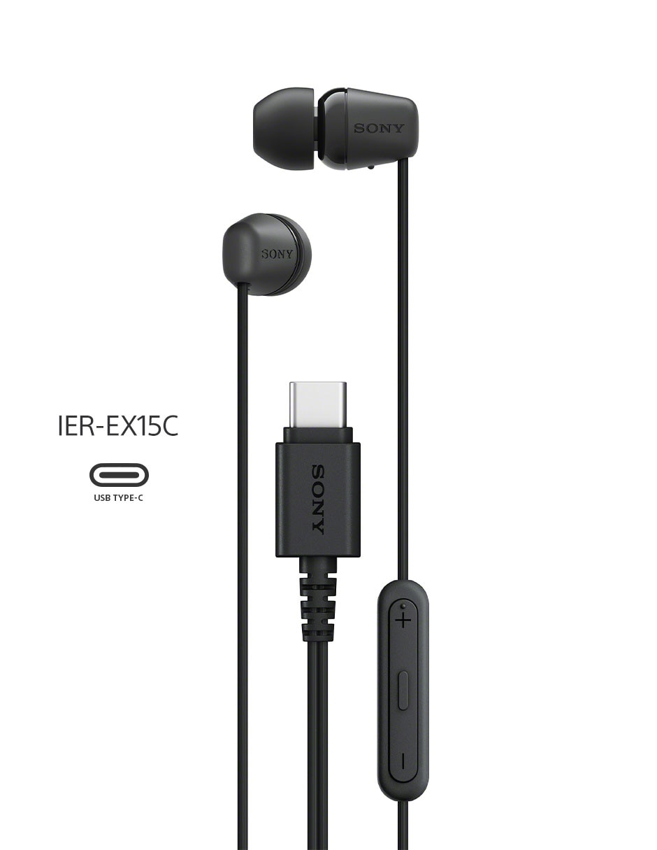 Audífonos In-Ear Sony Ier-Ex15C alámbricos