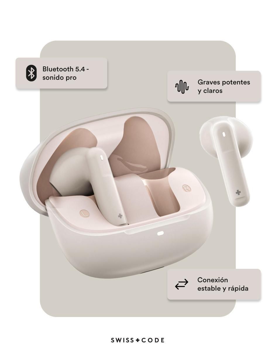 Audífonos In-Ear Swiss Code Aura inalámbricos