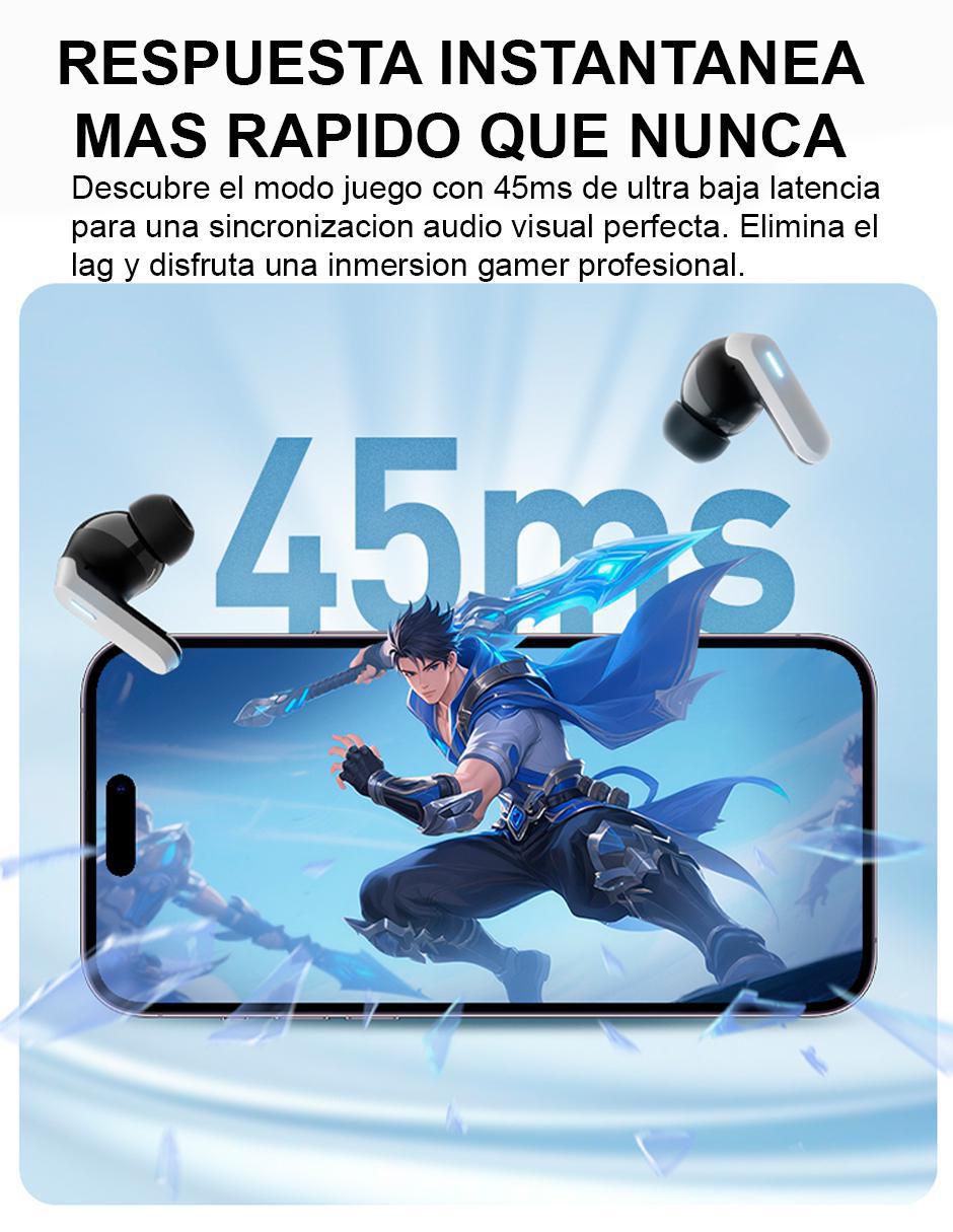 Audífonos In-Ear Tg16 inalámbricos con cancelación de ruido