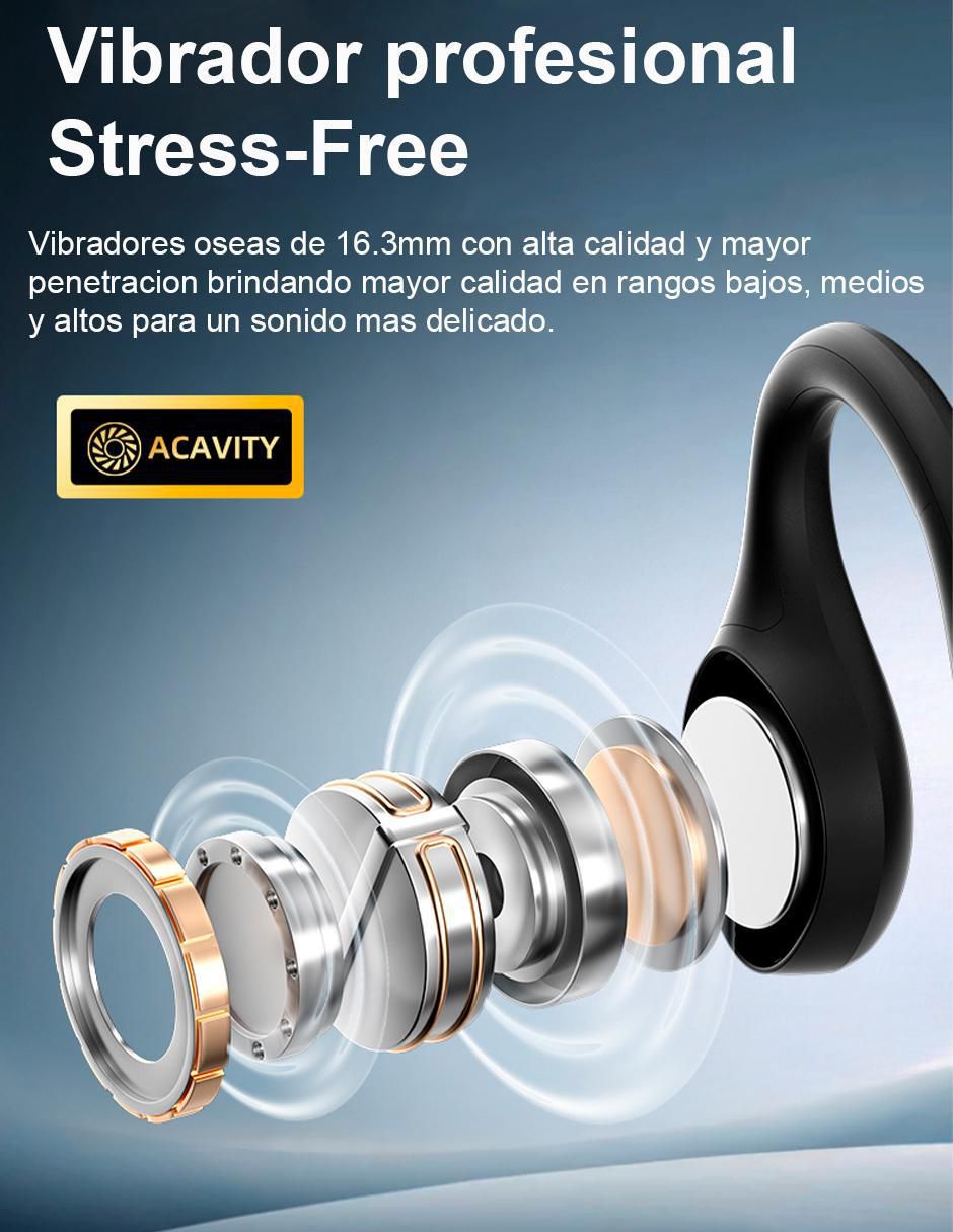 Audífonos On-Ear BE20 inalámbricos con cancelacion de ruido