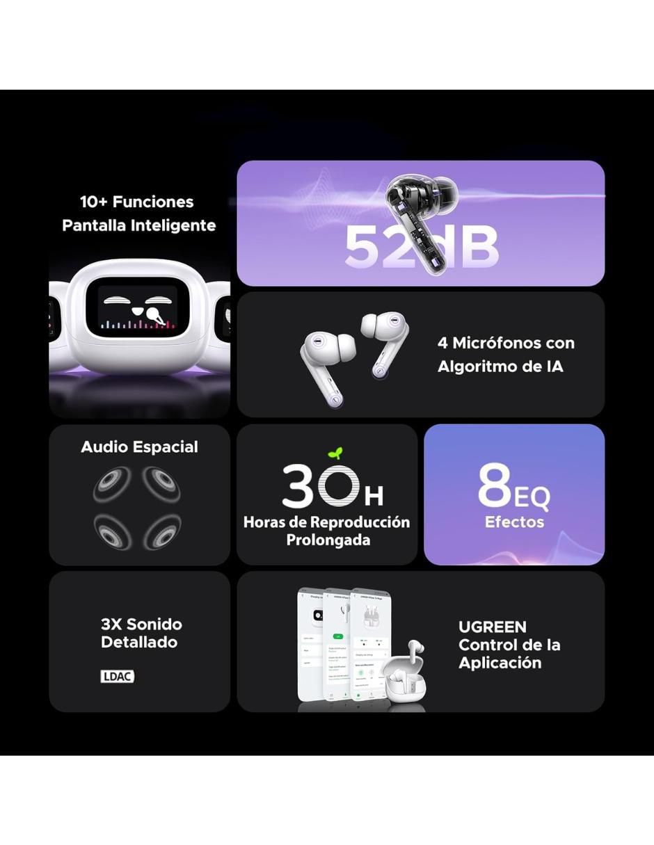 Audífonos In-Ear inalámbricos con cancelación de ruido 2