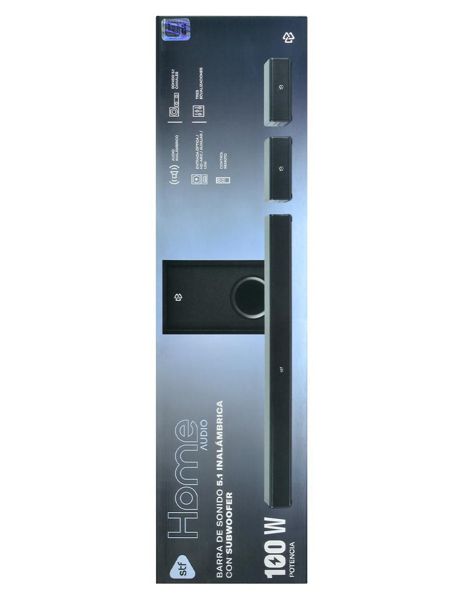 Barra de sonido Home Audio con subwoofer 12