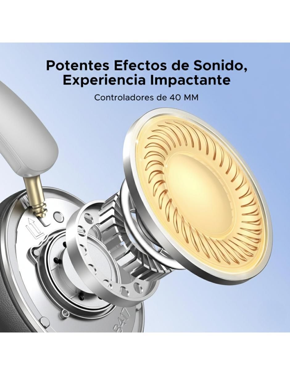 Audífonos On-Ear Studio Max2 inalámbricos con cancelacion de ruido 3
