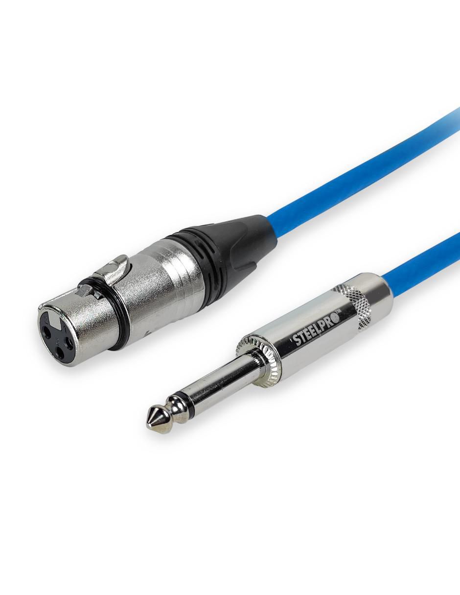 Cable XLR a tipo auxiliar 6.35 mm de 1 m Cable XLR a tipo auxiliar 6.35 mm de 1 m
