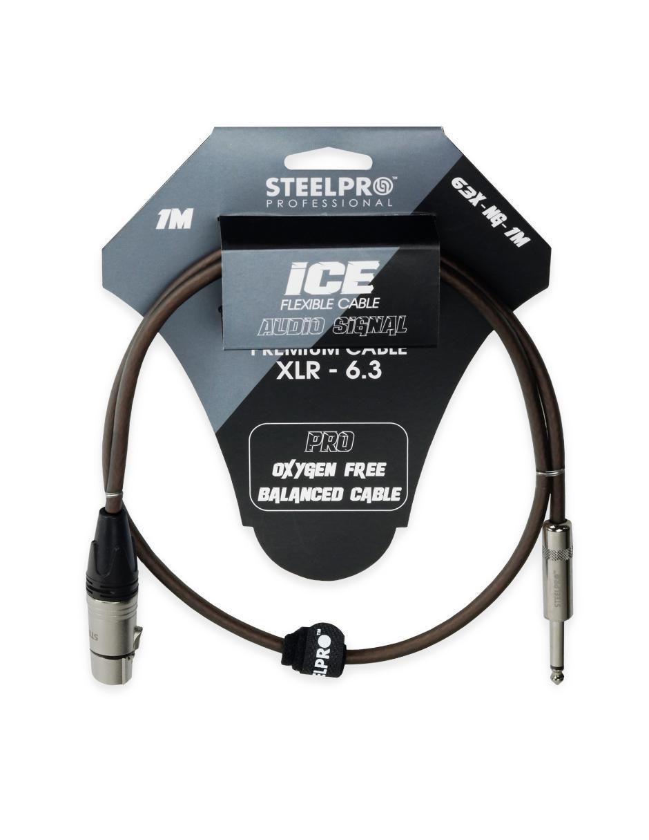 Cable auxiliar 6.35 mm a tipo XLR de 1 m 1