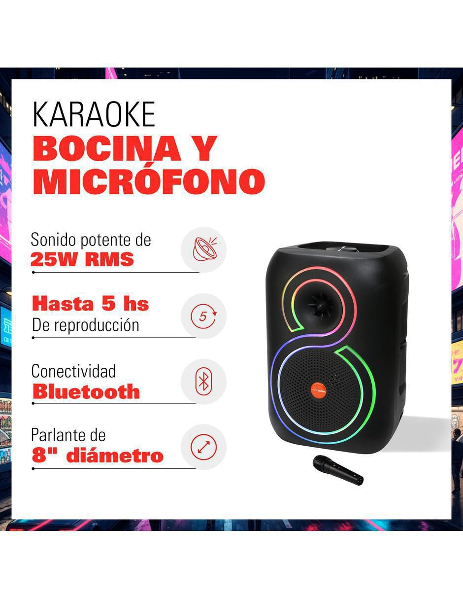 Bafle portátil fujita party speaker 2