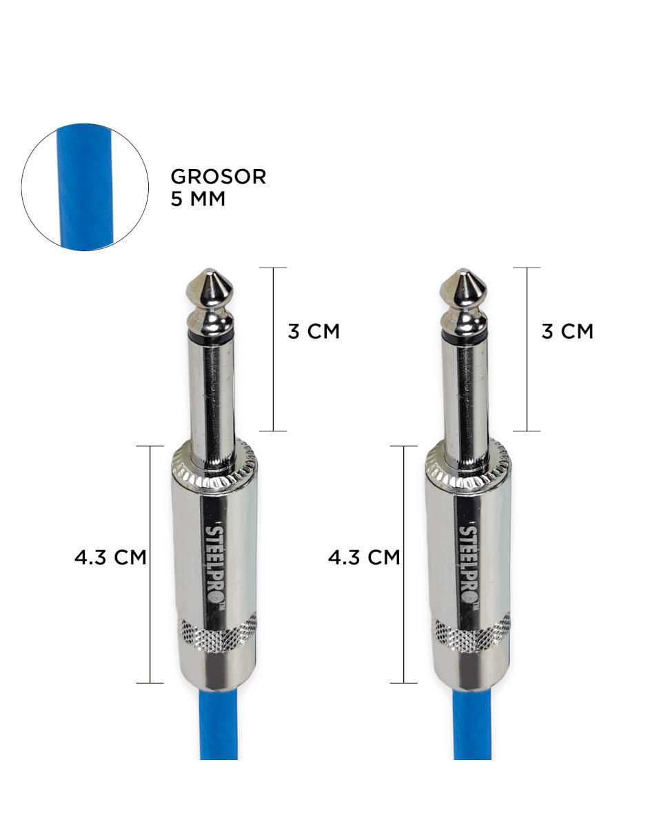 Cable auxiliar 6.35 mm a tipo auxiliar 6.35 mm de 6 m 5