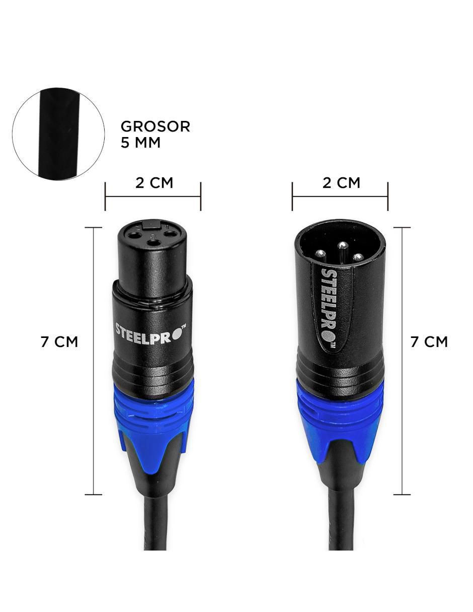 Cable XLR a tipo XLR de 15 m
