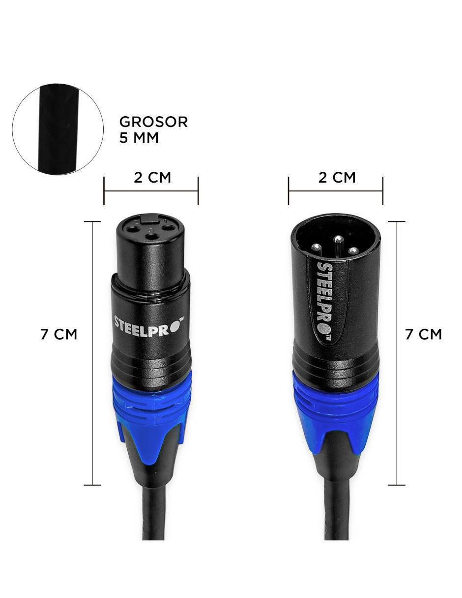Cable XLR a tipo XLR de 6 m 4