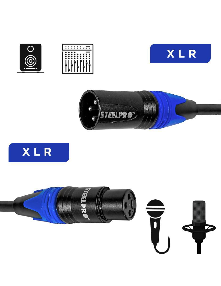 Cable XLR a tipo XLR de 6 m Cable XLR a tipo XLR de 6 m