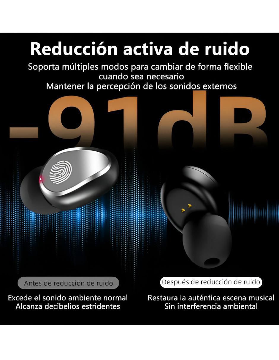 Audífonos In-Ear inalámbricos con cancelacion de ruido 3