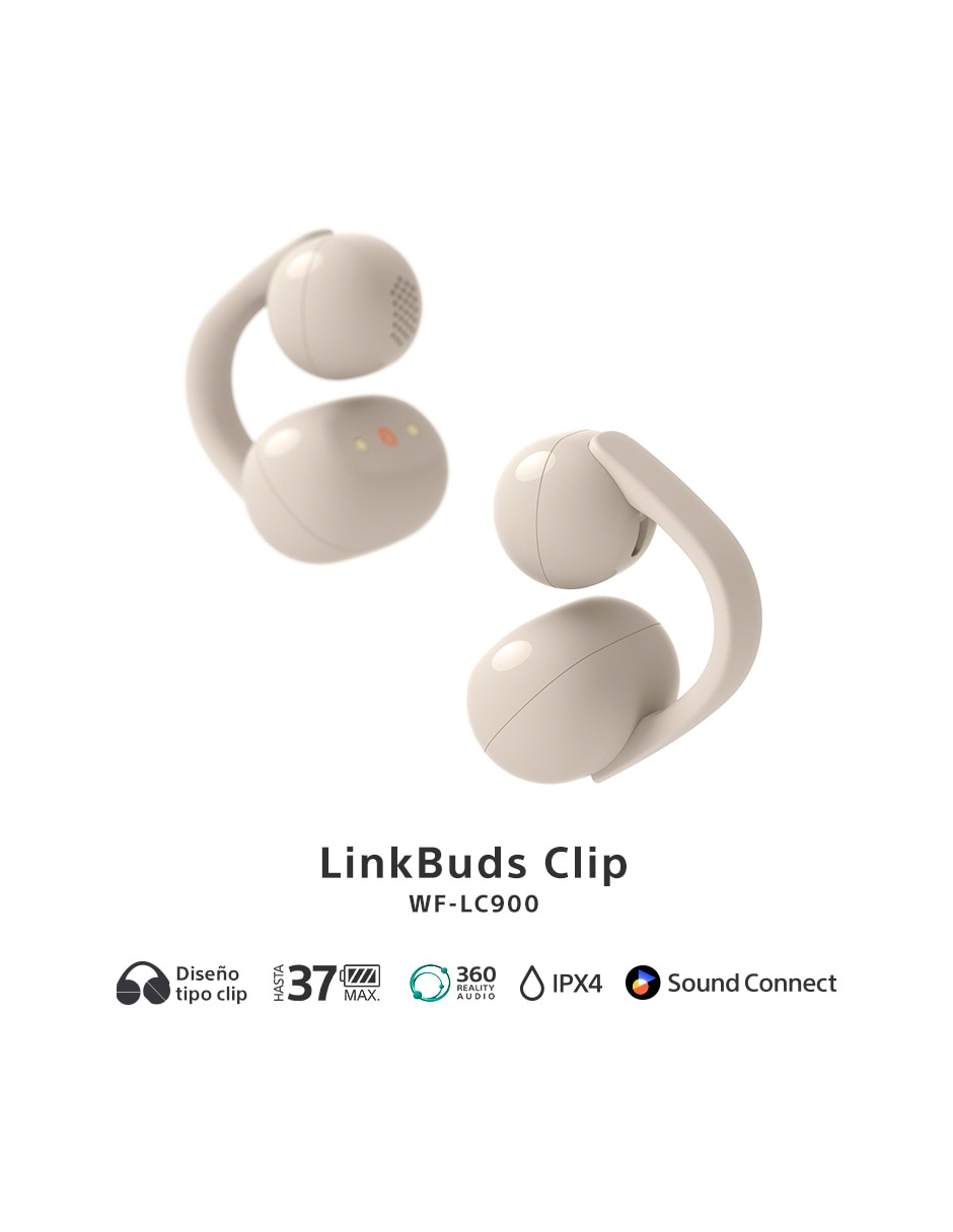 Audífonos In-Ear Sony LinkBuds Clip inalámbricos