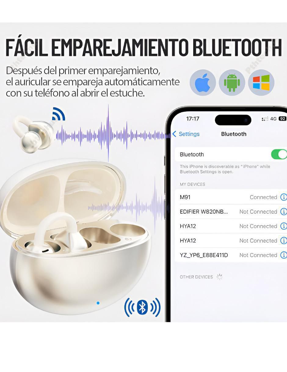 Audífonos In-Ear Xtellar Xtllar11639 inalámbrica con cancelacion de ruido