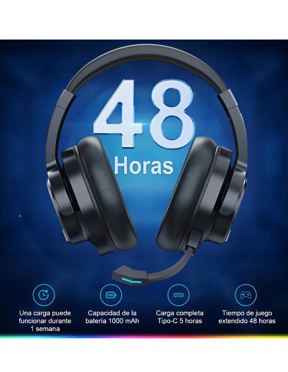 Audífonos Over-Ear inalámbricos con cancelacion de ruido 2