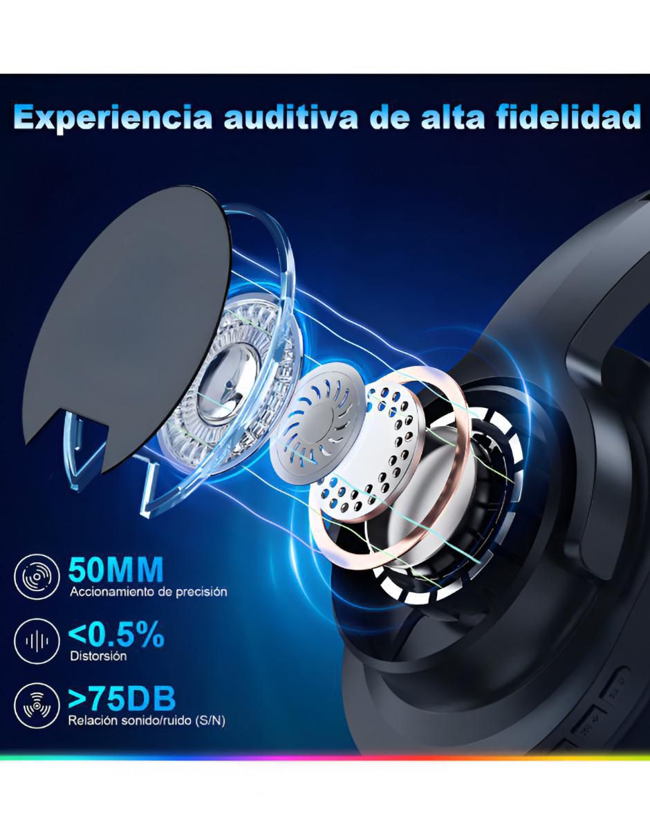Audífonos Over-Ear inalámbricos con cancelacion de ruido 4