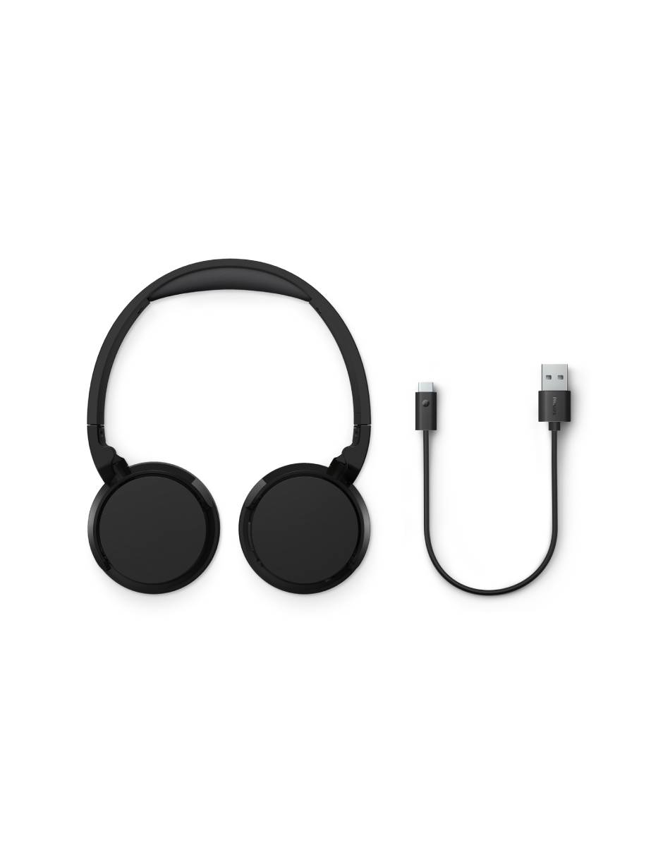 Audífonos On-ear Philips TAH3209BK/00 inalámbricos con cancelación de ruido