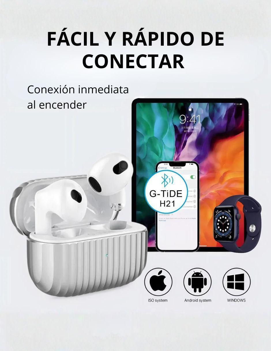 Audífonos In-Ear HN21 inalámbricos con cancelacion de ruido 5