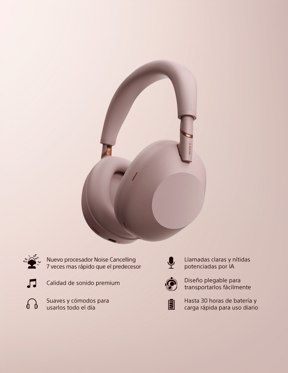 Audífonos over-ear wh-1000xm6 alámbrica e inalámbrica "con (si aplica)" sí no aplica 5