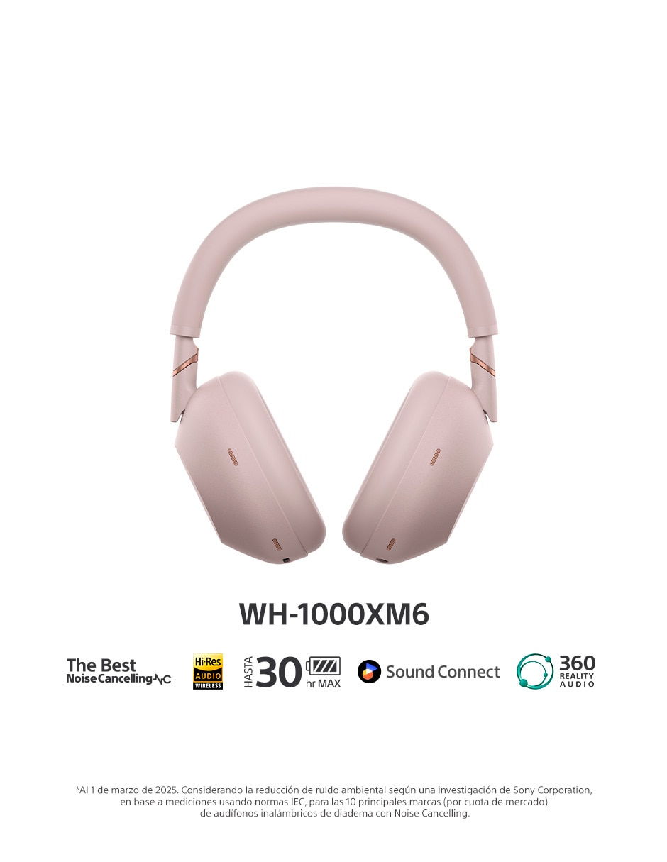 Audífonos over-ear wh-1000xm6 alámbrica e inalámbrica "con (si aplica)" sí no aplica 2