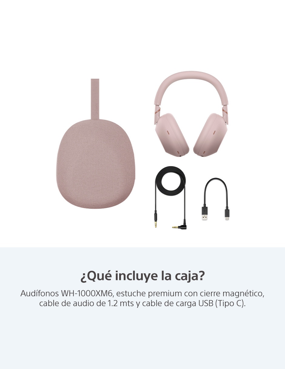 Audífonos over-ear wh-1000xm6 alámbrica e inalámbrica "con (si aplica)" sí no aplica 6