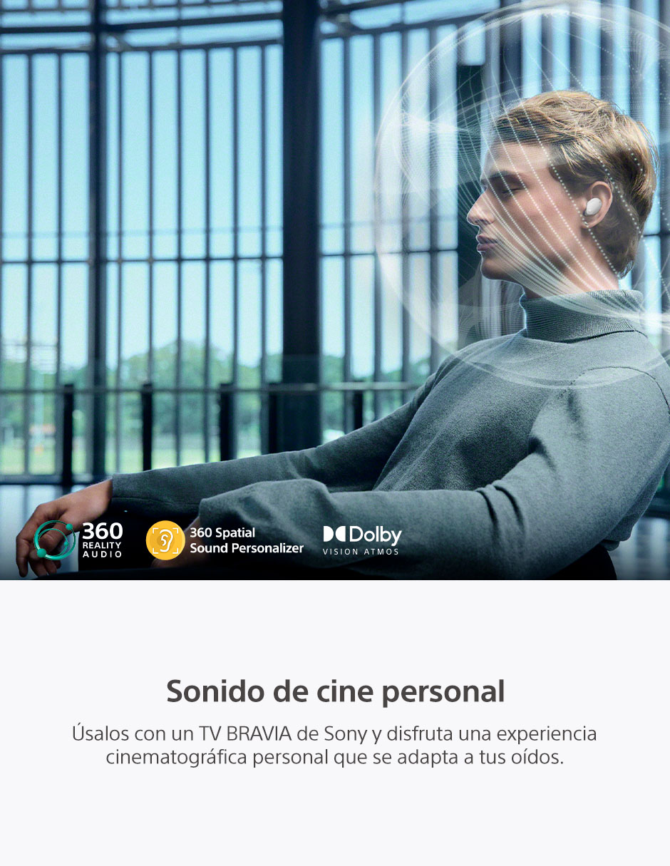 AUDÍFONOS TRUE WIRELESS SONY, PLATEADO6