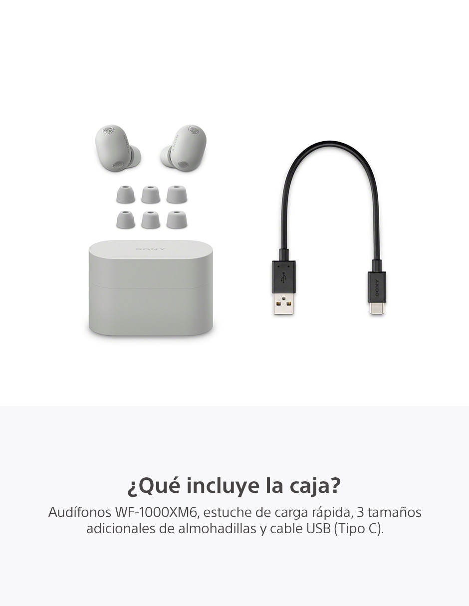 AUDÍFONOS TRUE WIRELESS SONY, PLATEADO6