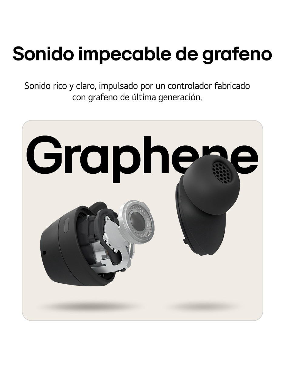 Audífonos In-Ear Lg Budslitewh inalámbricos con cancelación de ruido
