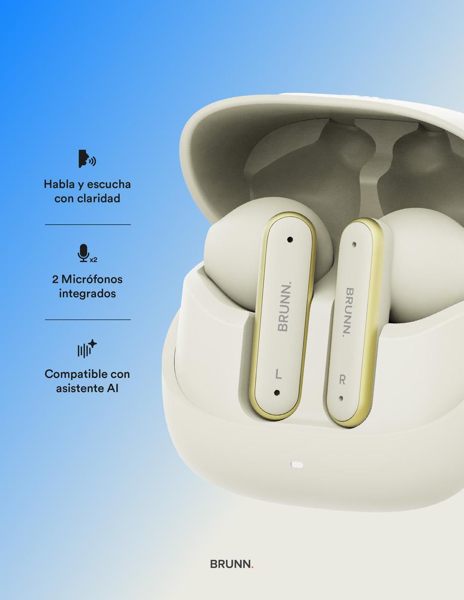 Audífonos In-Ear Brunn By Swiss Code Sora inalámbricos