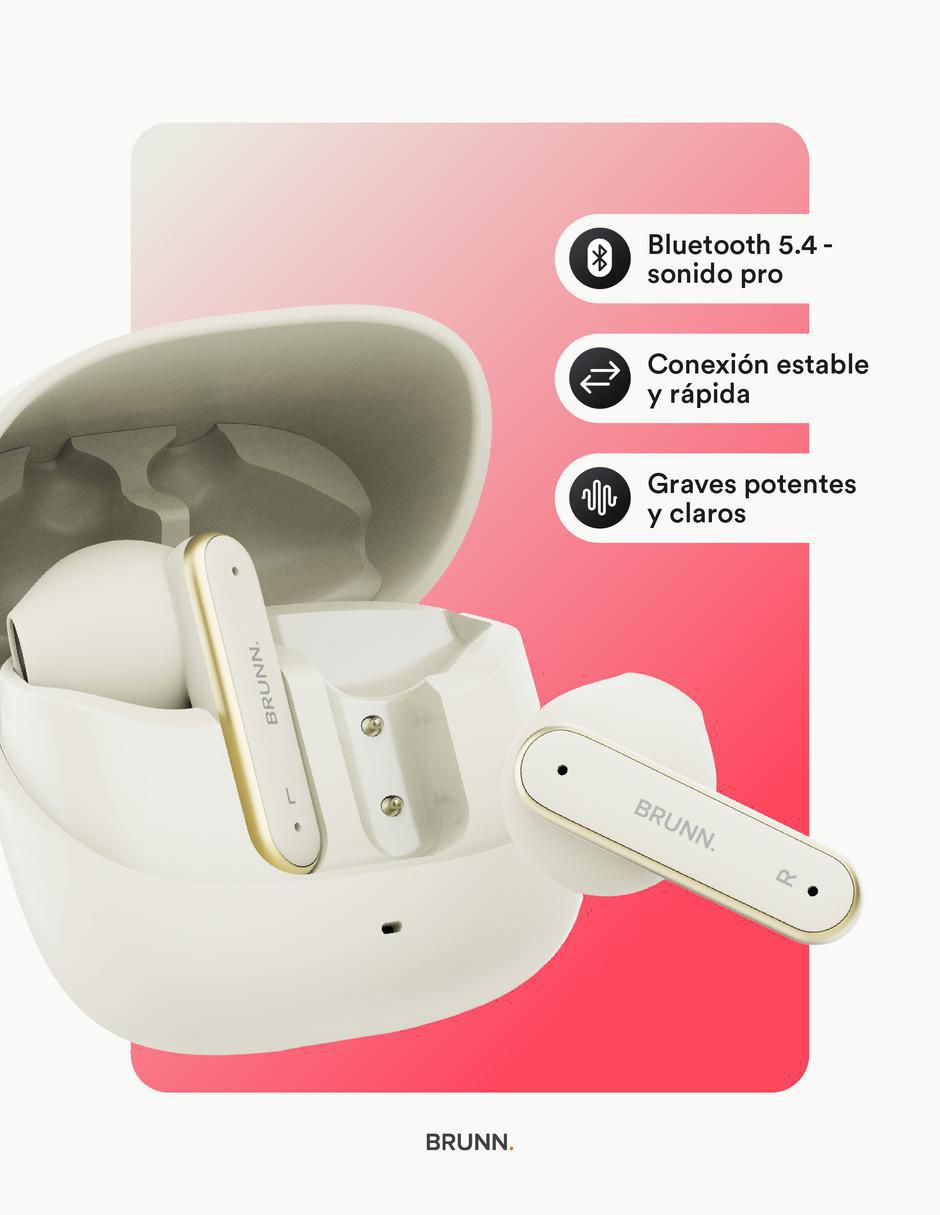 Audífonos In-Ear Brunn By Swiss Code Sora inalámbricos