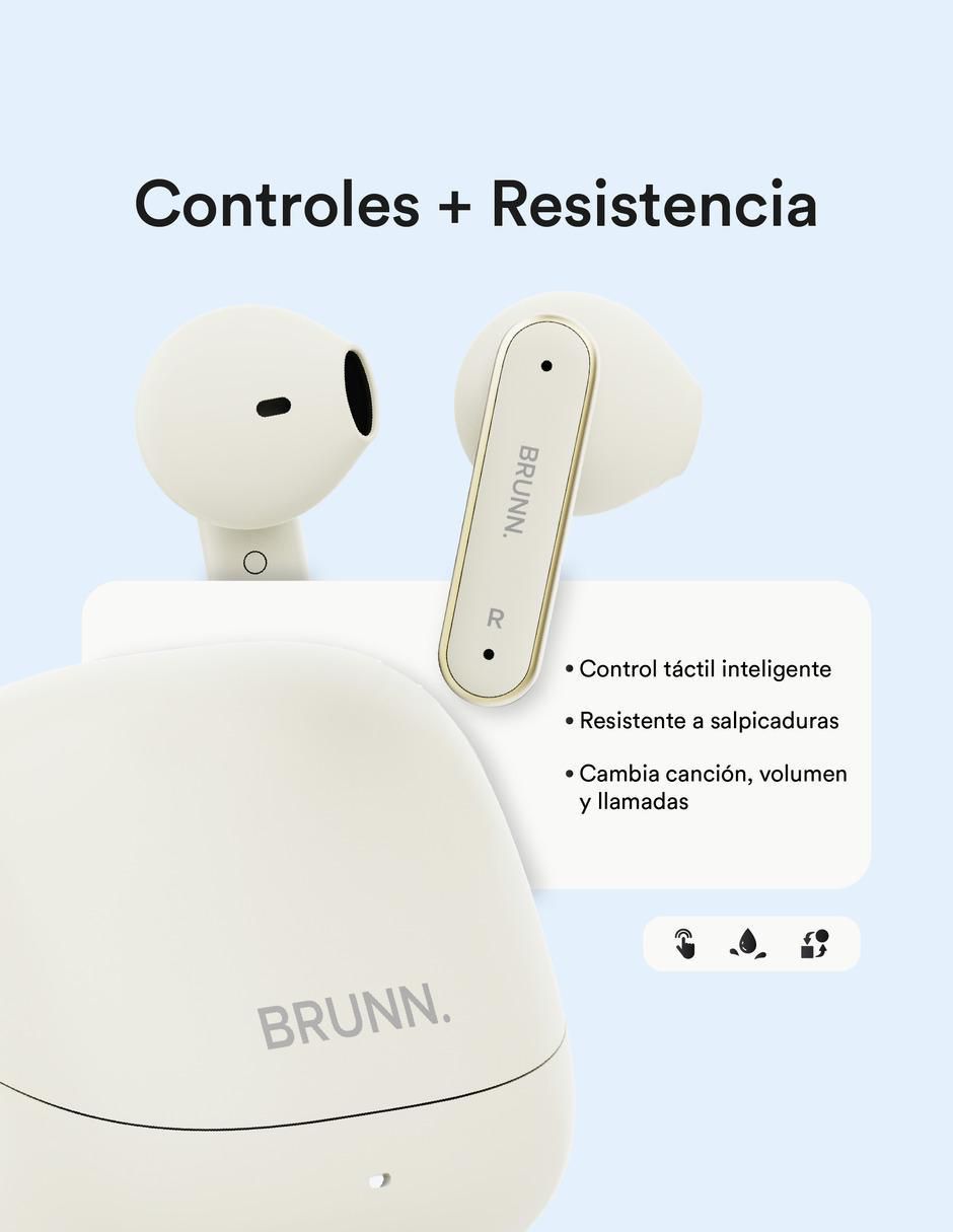 Audífonos In-Ear Brunn By Swiss Code Sora inalámbricos