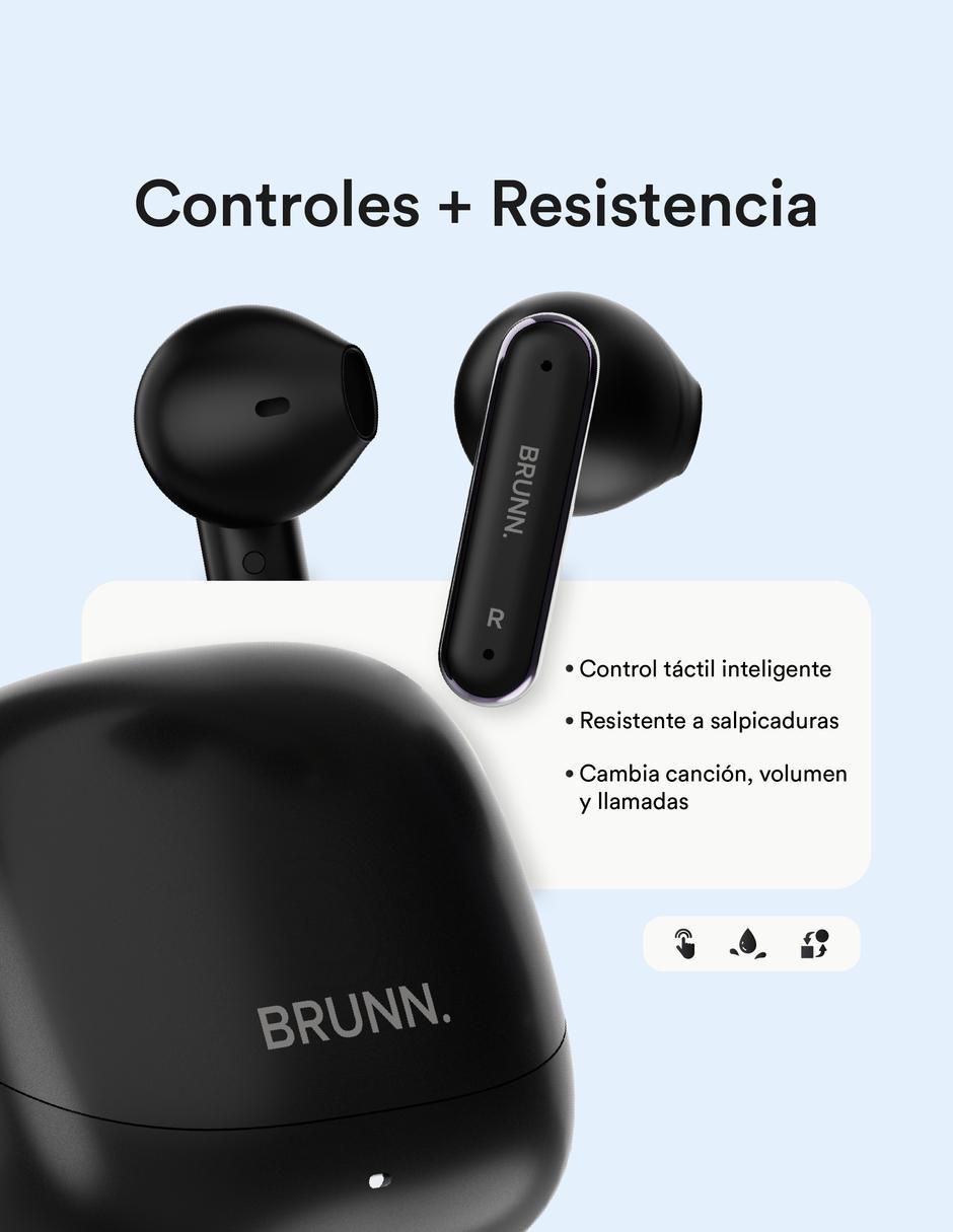 Audífonos In-Ear Brunn By Swiss Code Sora inalámbricos