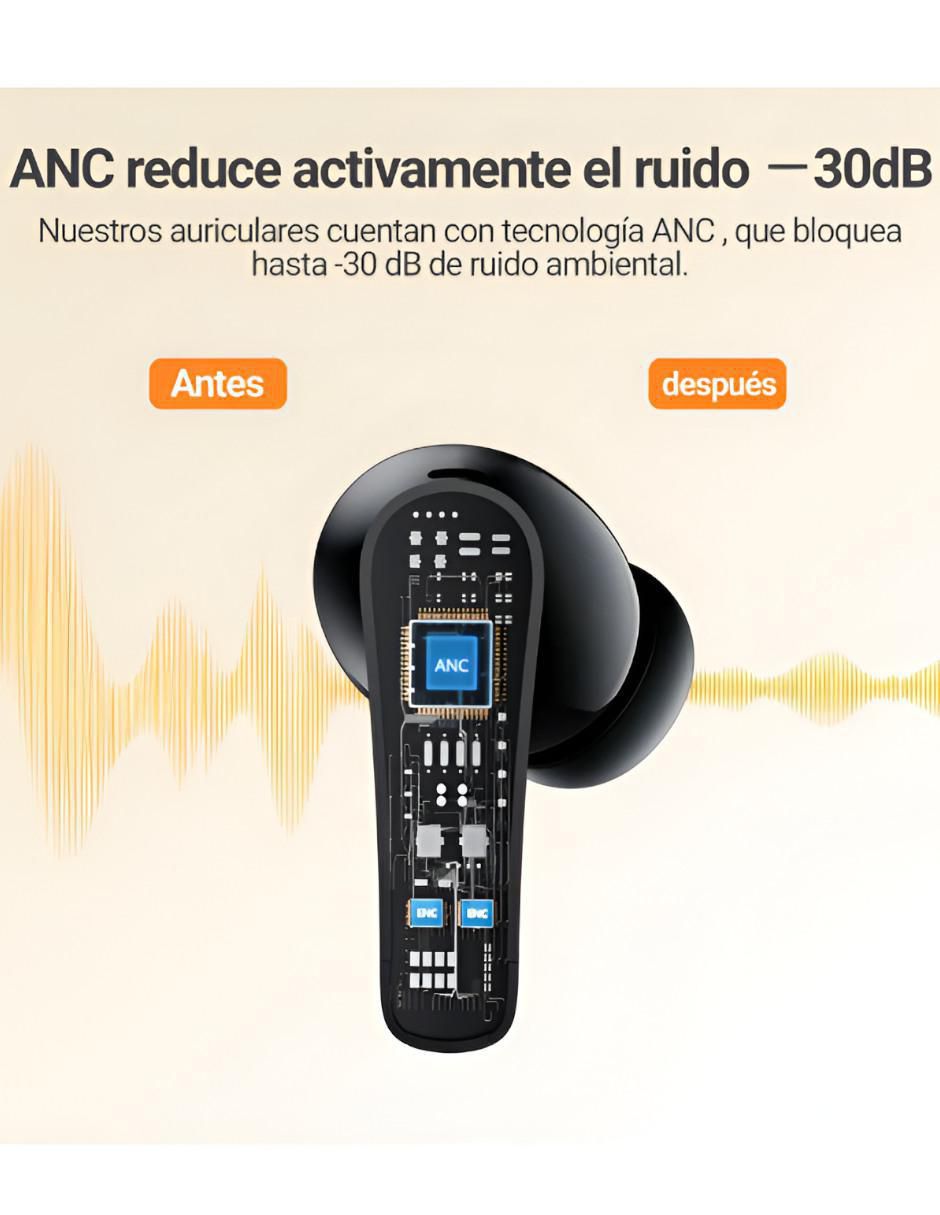 Audífonos in-ear XTLLAR7921 inalámbricos con cancelacion de ruido