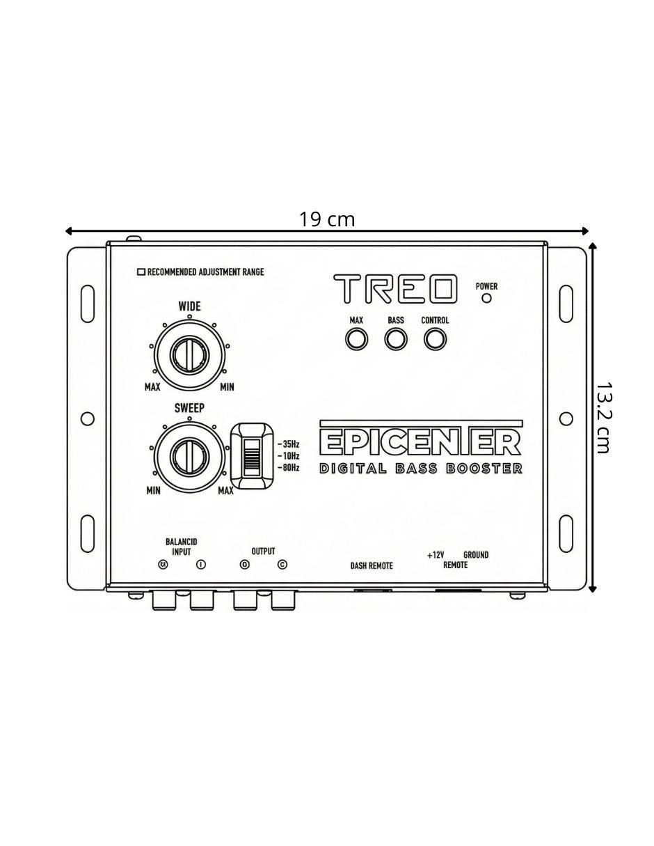 Preamplificador epicenter "de" 13 v no aplica 9