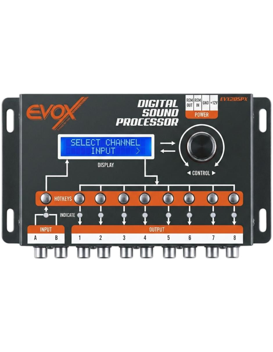 Preamplificador EVX2DSPX de 6 V 6