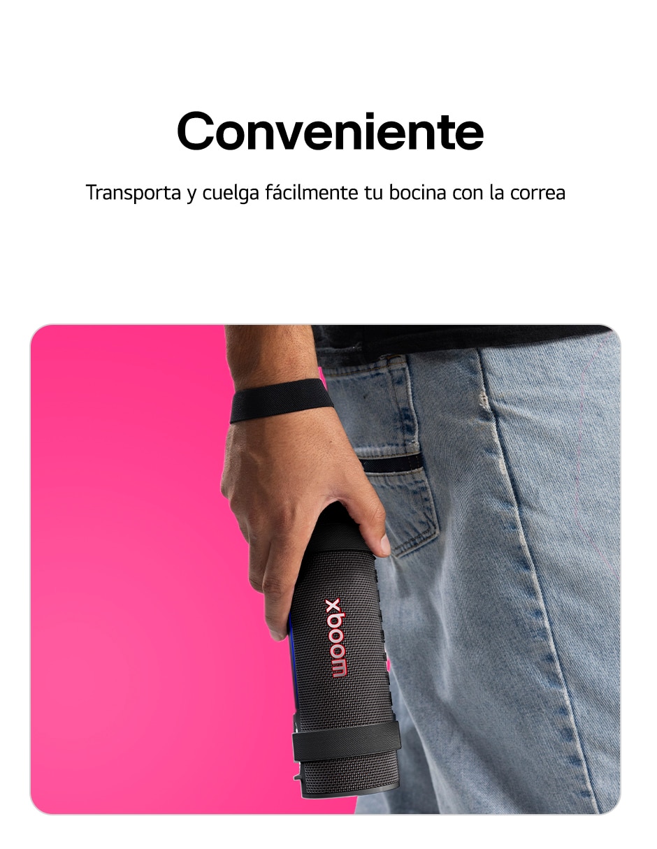 Bocina portátil grab gray bluetooth 6