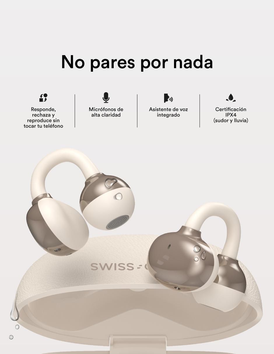 Audífonos on-ear Swiss Code Nua Clip inalámbricos