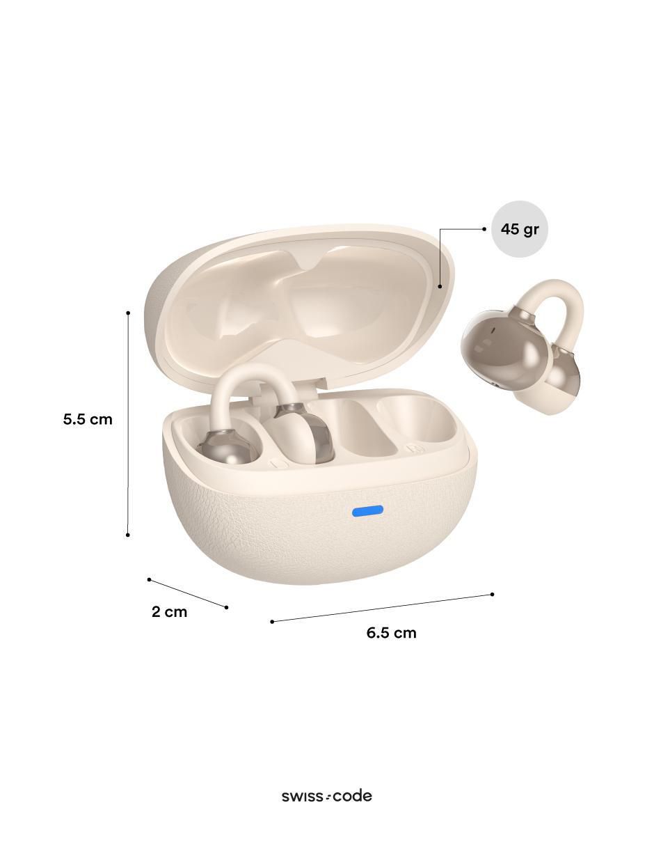 Audífonos on-ear Swiss Code Nua Clip inalámbricos