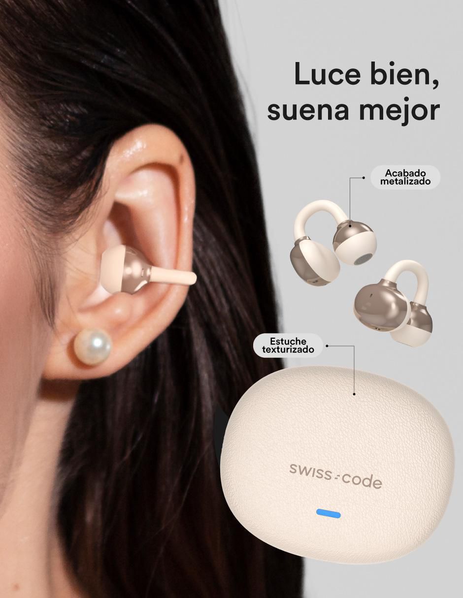 Audífonos on-ear Swiss Code Nua Clip inalámbricos
