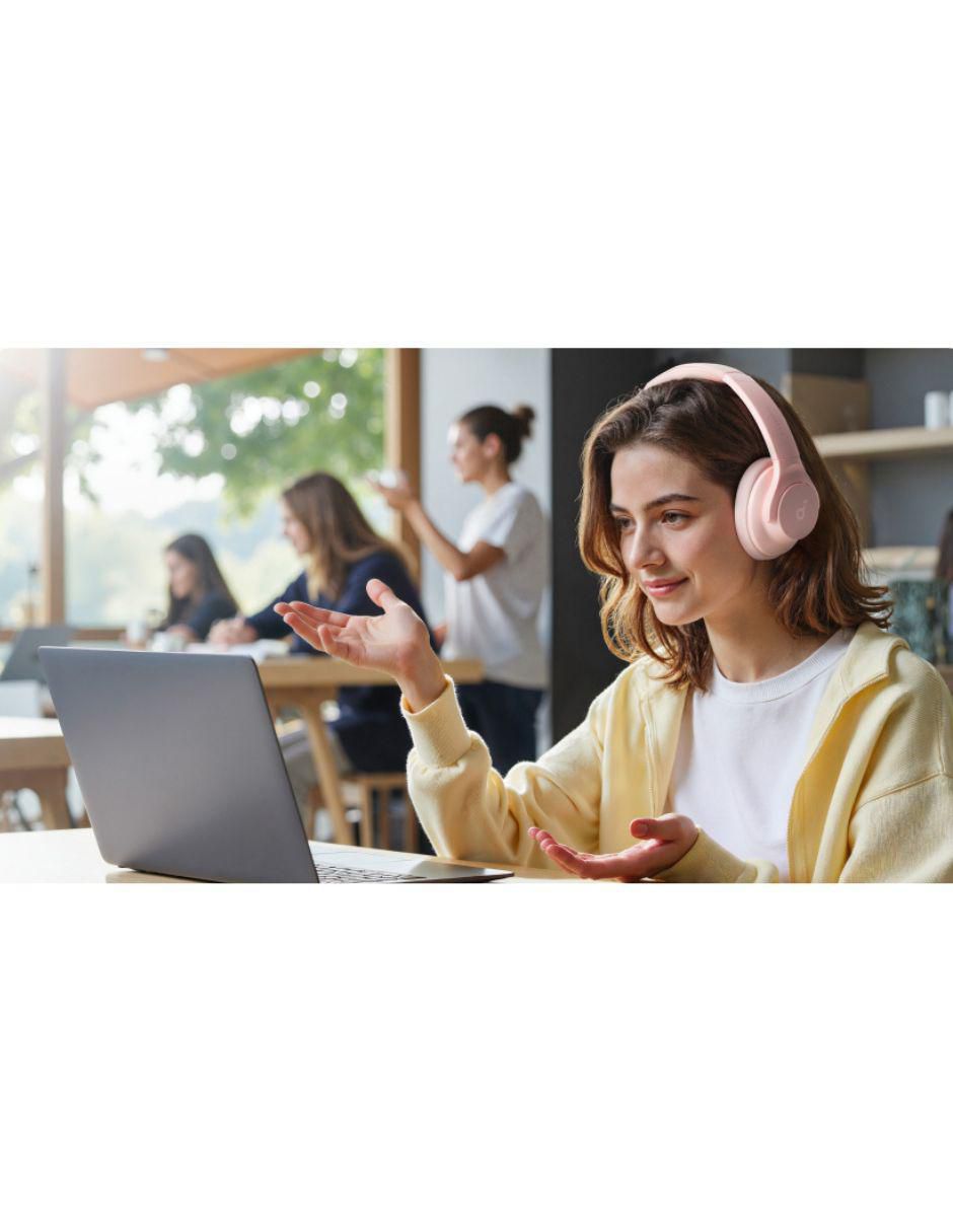Audífonos On-Ear Soundcore Q20i alámbricos e inalámbricos con cancelacion de ruido 6