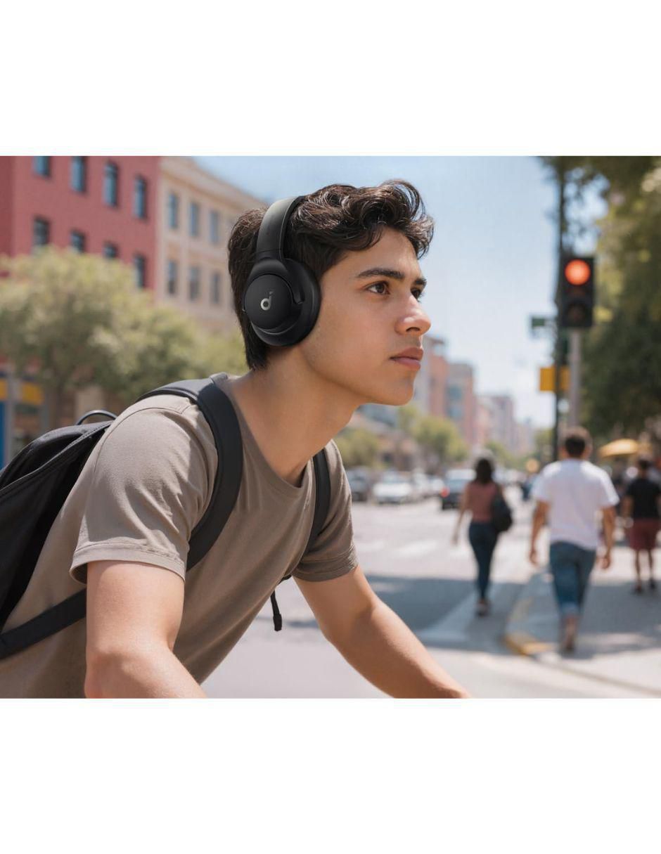 Audífonos On-Ear Soundcore Q20i alámbricos e inalámbricos con cancelacion de ruido 8
