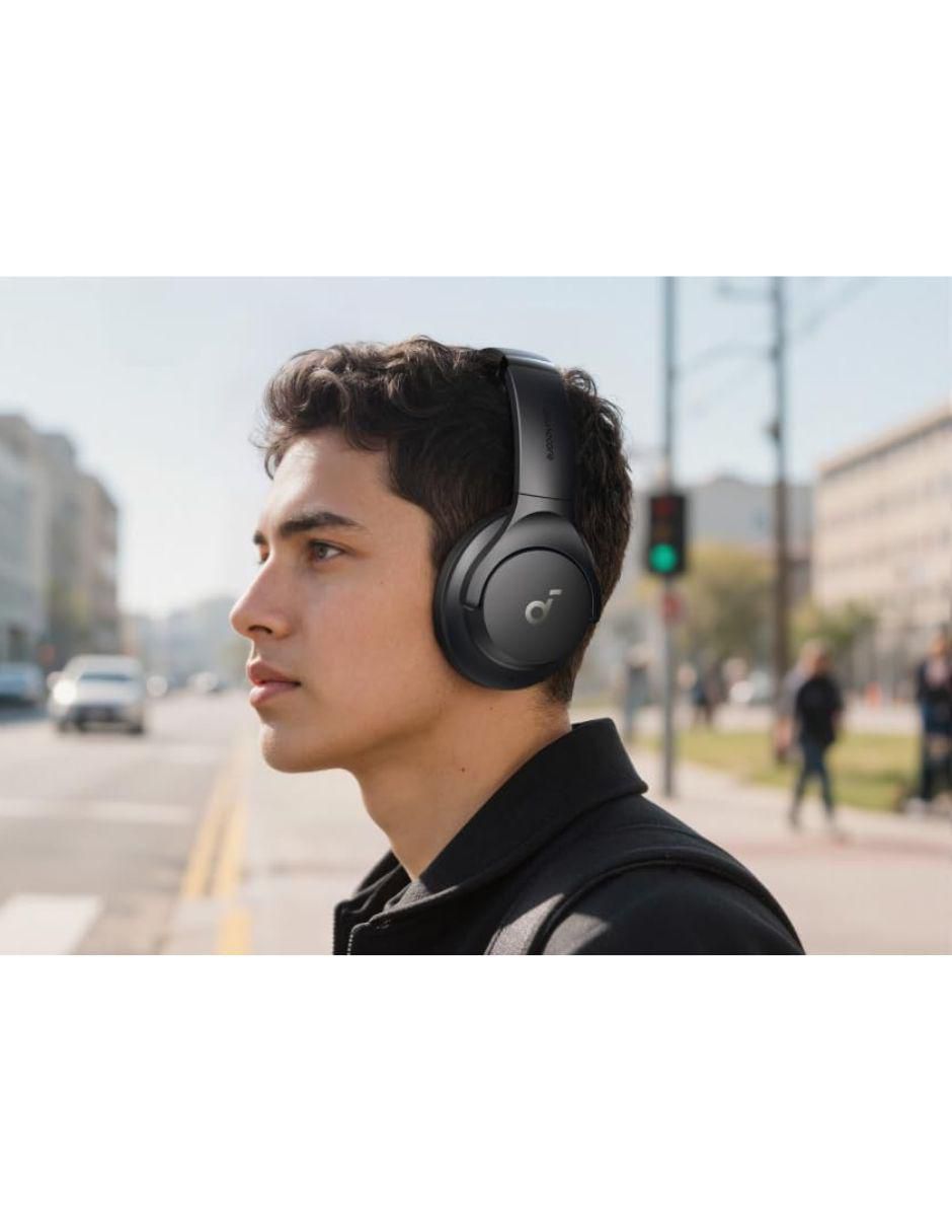 Audífonos On-Ear Soundcore Q20i alámbricos e inalámbricos con cancelacion de ruido 9