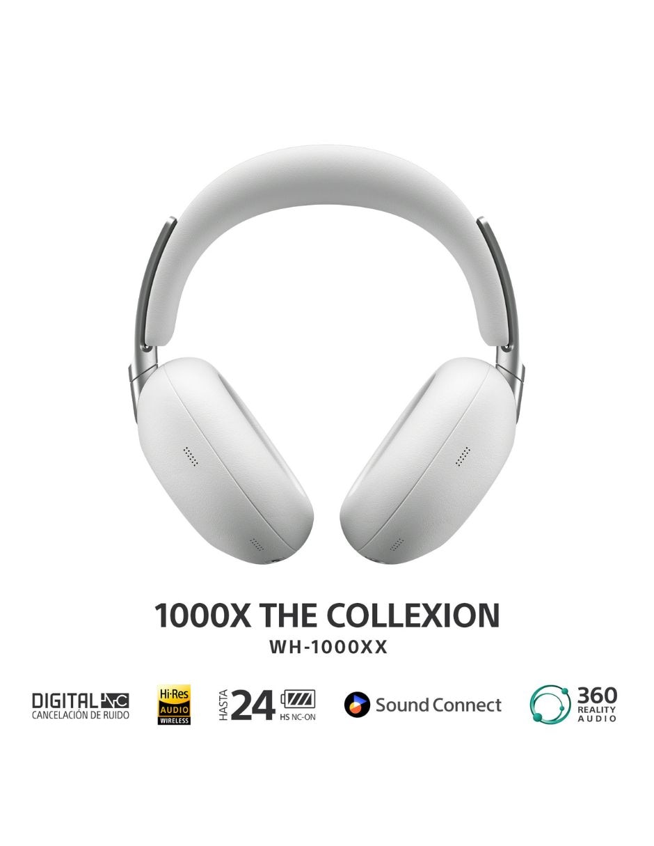 Audifonos WH-1000XX alámbricos e inalámbricos con cancelacíon de ruido 3